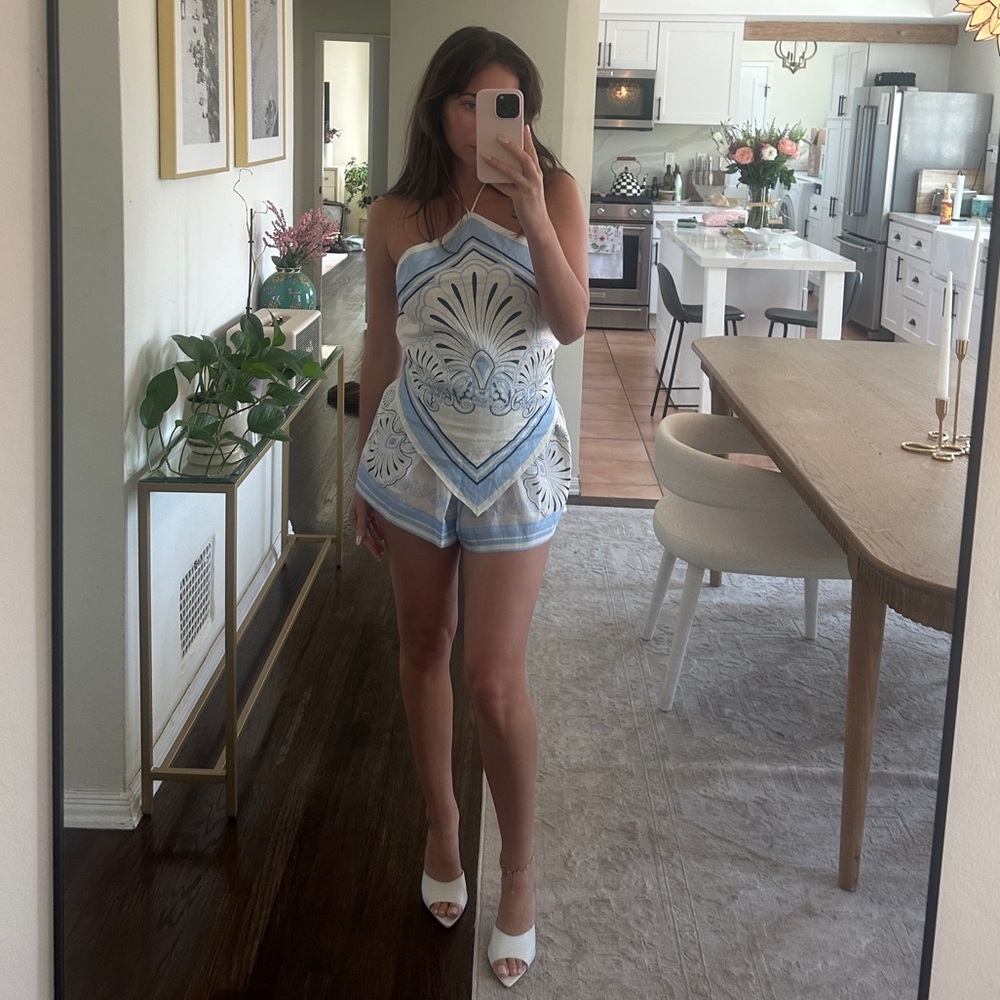 Shani Shemer (Retrofete) Rosa top & Lenny short set
